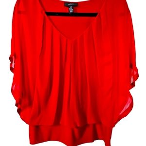 ALFANI Sexy Red Blouse in Sz M